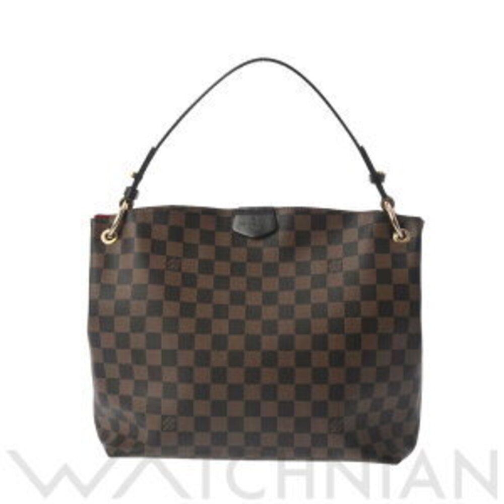 Louis Vuitton Damier Graceful Shoulder Bag Brown Canvas Shoulder